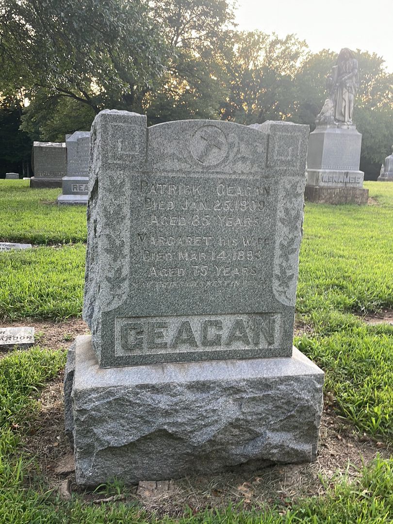 Patrick Geagan Senior's grave. Photo 1