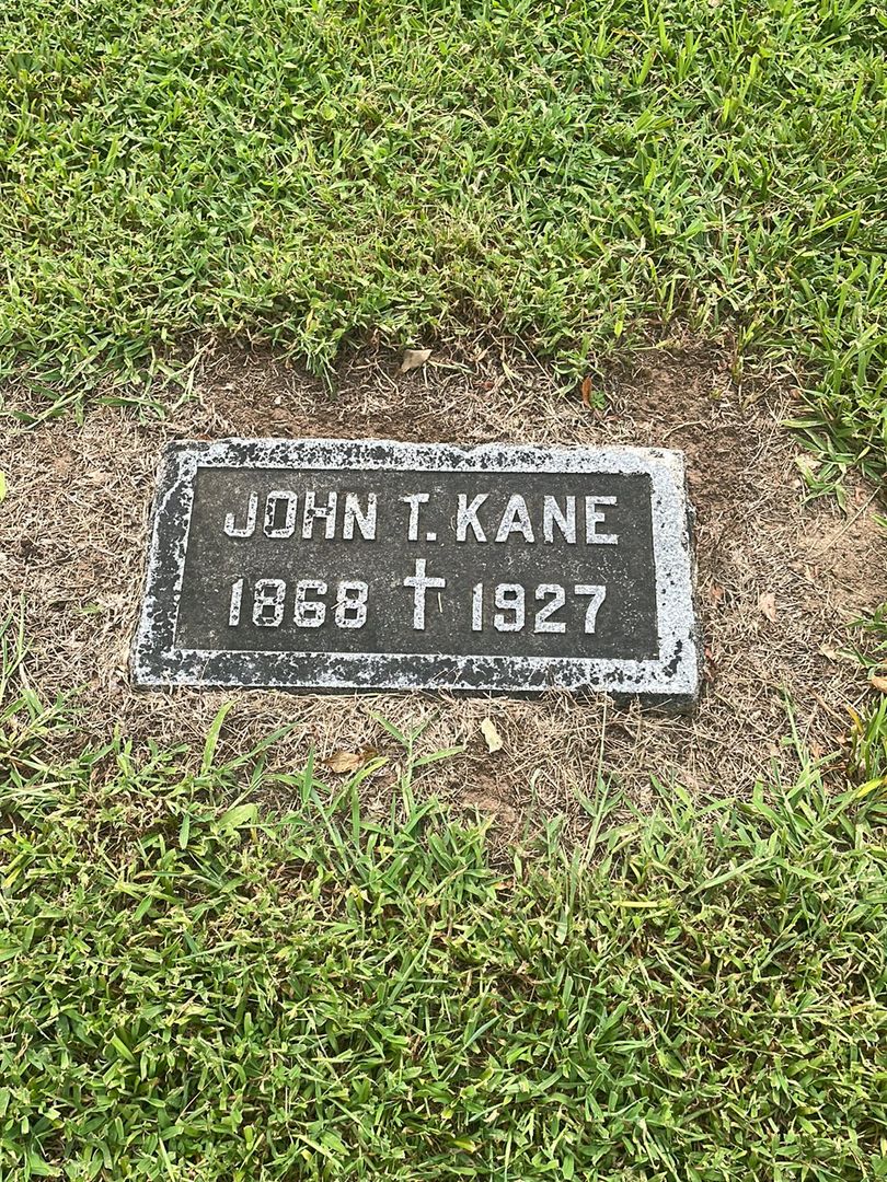 John Thomas Kane's grave. Photo 1