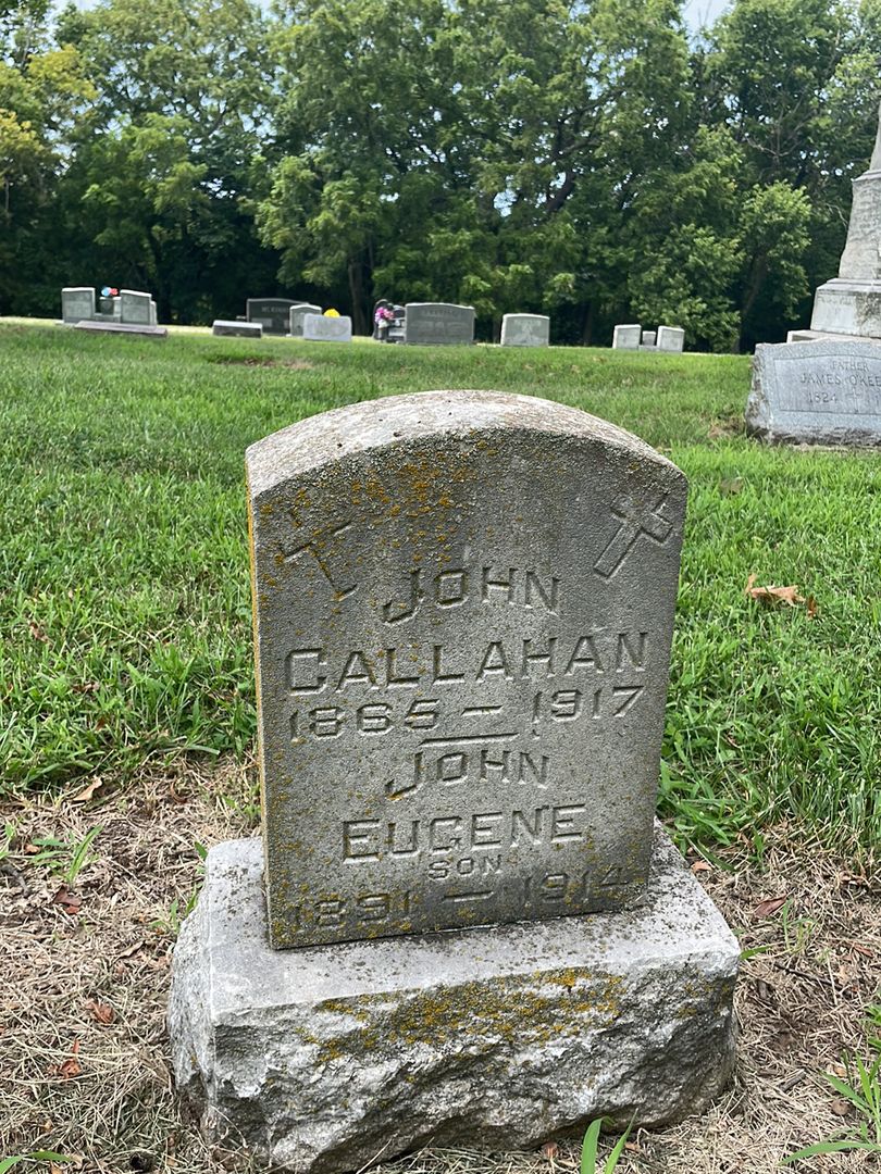 John Eugene Callahan's grave. Photo 1