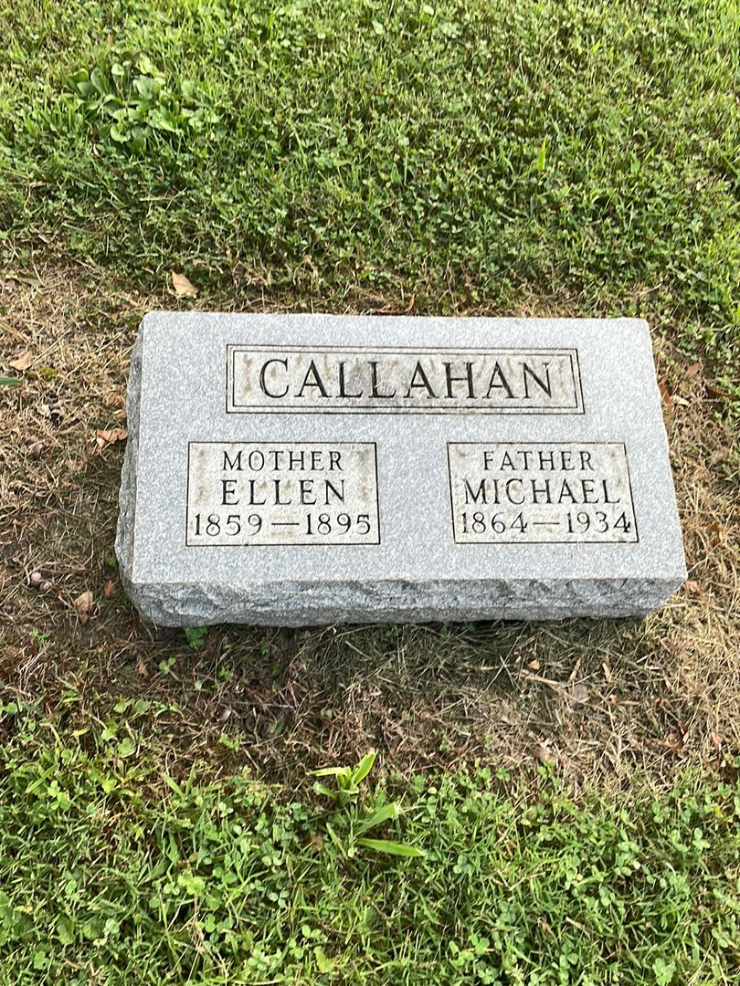 Michael Callahan's grave. Photo 1
