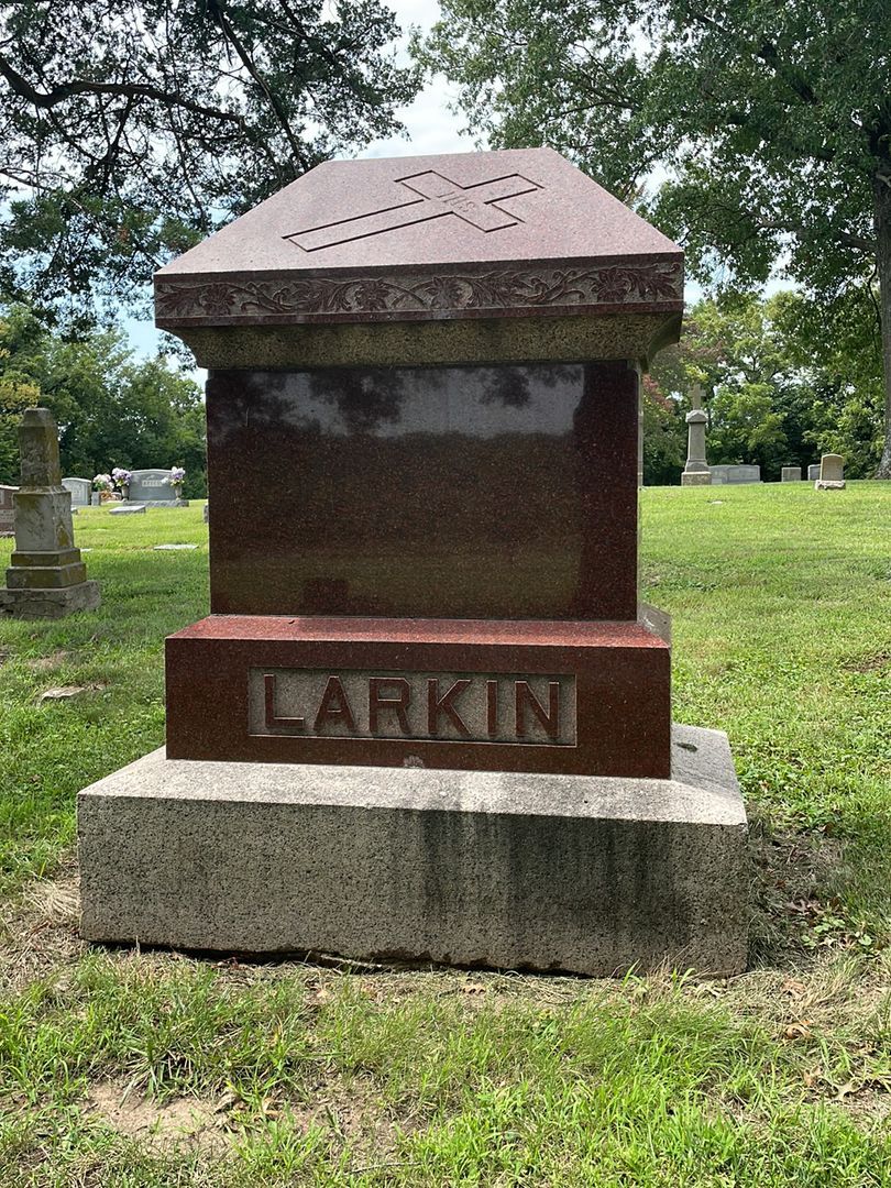 Helena J. Larkin's grave. Photo 1