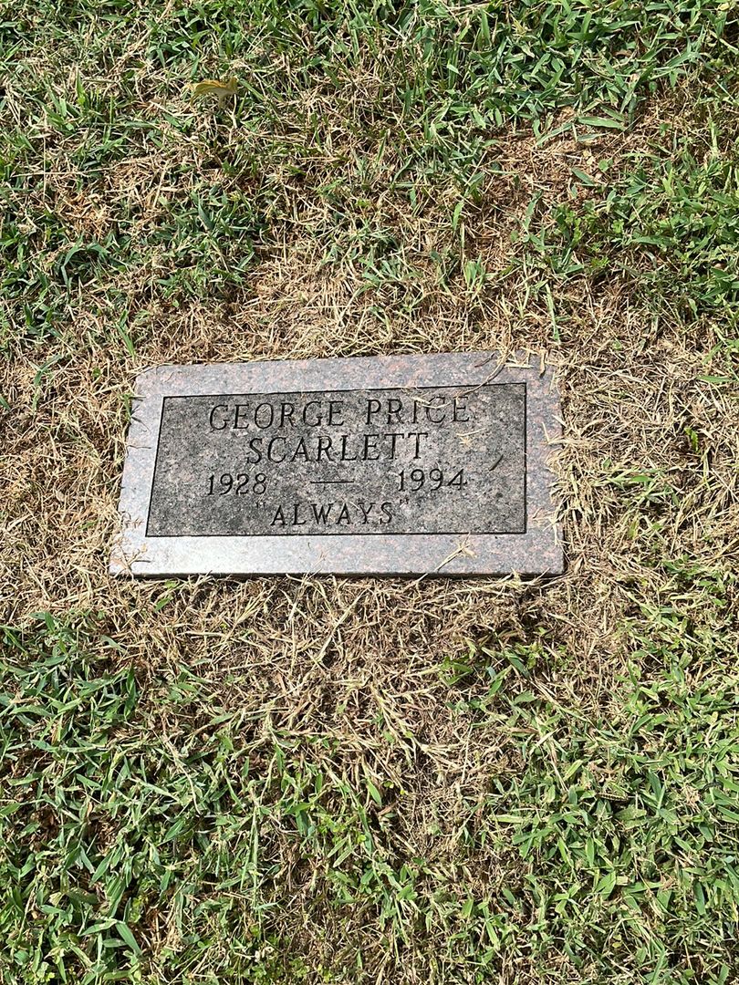 George Price Scarlett's grave. Photo 1