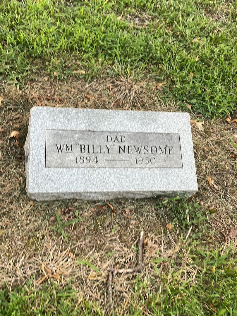 William Raymond "Billy" Newsome's grave. Photo 1