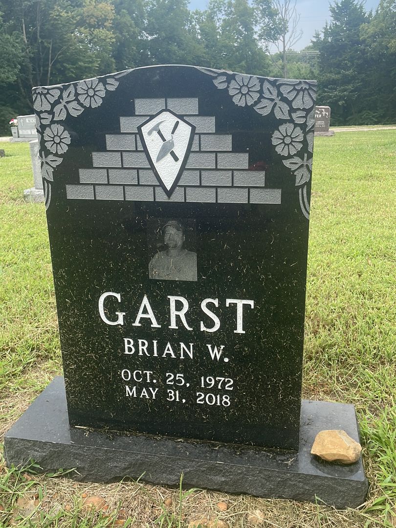 Brian Wayne Garst's grave. Photo 1