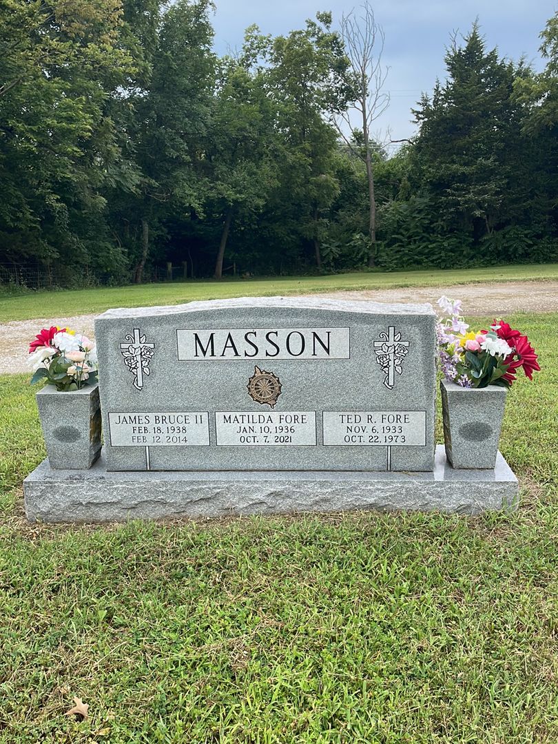 James Bruce Masson Second's grave. Photo 1