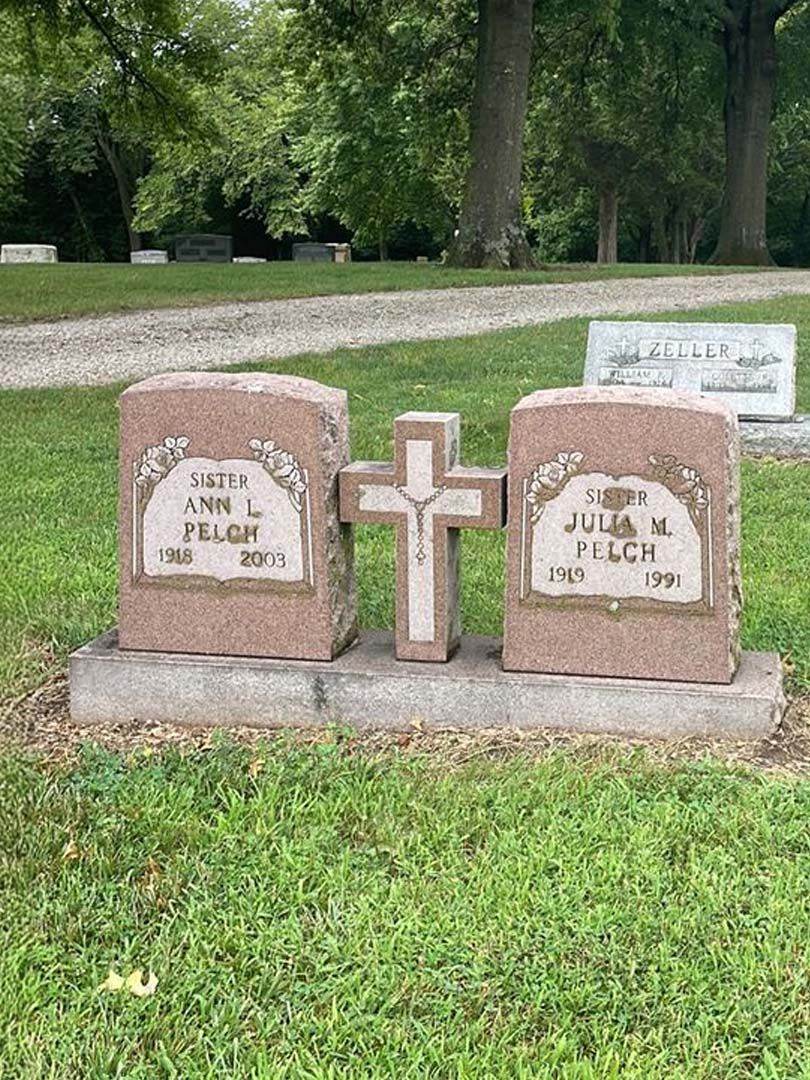 Julia M. Pelch's grave. Photo 1