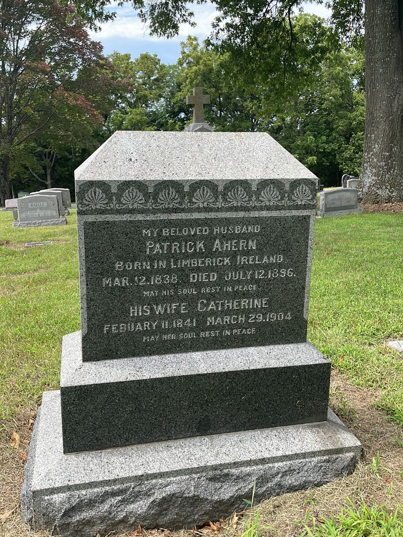 Catherine Ahern's grave. Photo 1