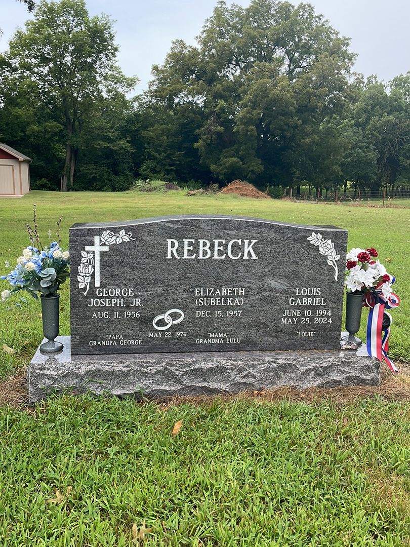 Louis Gabriel Rebeck's grave. Photo 1