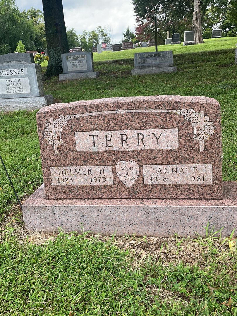 Anna F. Terry's grave. Photo 1
