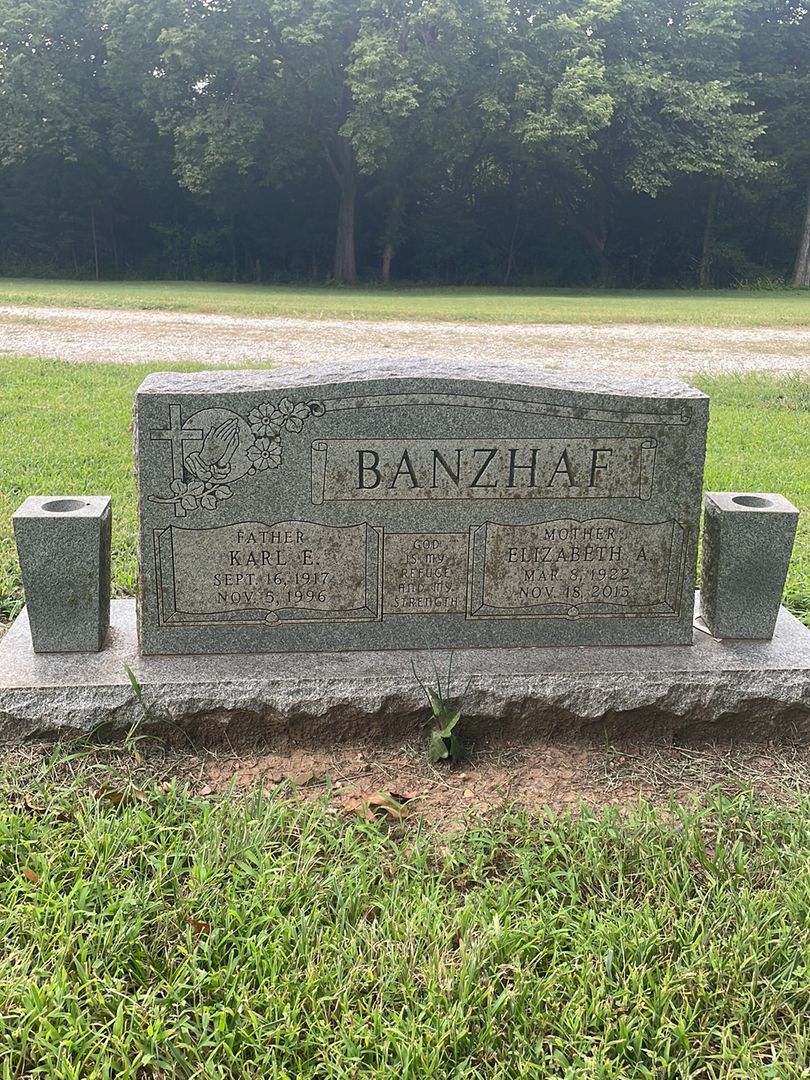 Karl E. Banzhaf's grave. Photo 1
