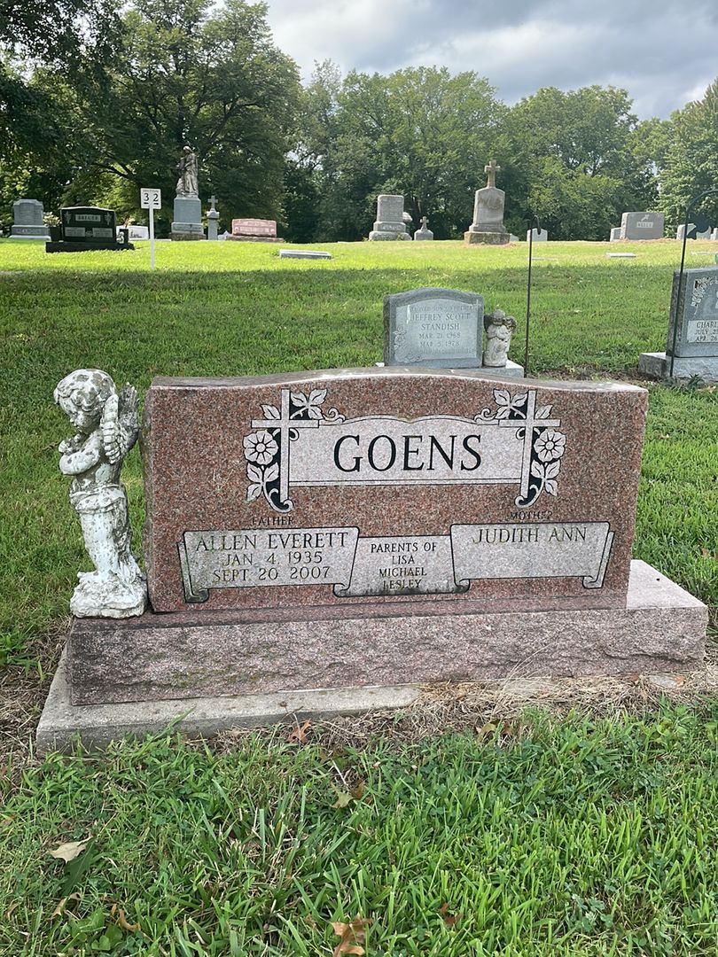 Allen Everett Goens's grave. Photo 1